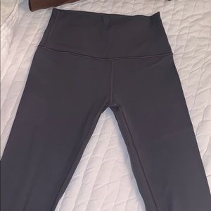 Grey /plum Lululemon align leggings